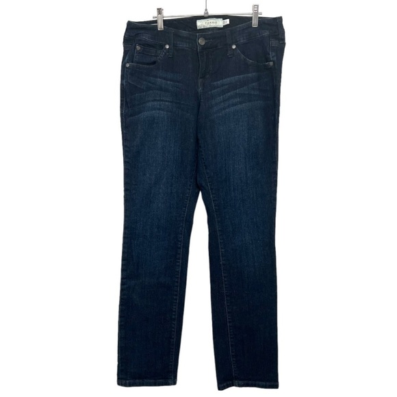 Torrid Dark Wash Mid Rise Boyfriend Denim Jeans Women’s 10 - Picture 2 of 14